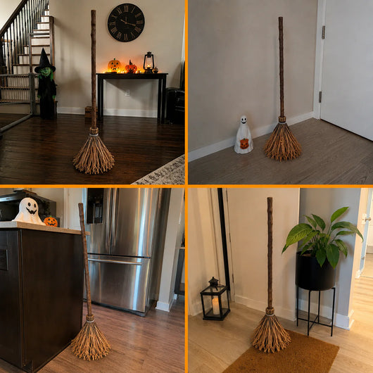 Self-Moving Halloween Witch broom