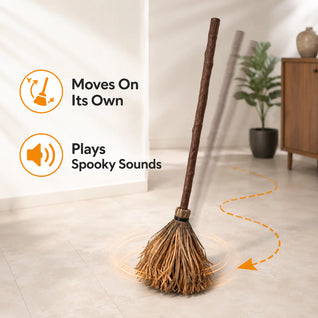 Self-Moving Halloween Witch broom